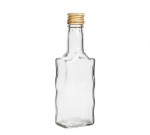 BUTELKA OZDOBNA FALA 200ML Z ZAKRĘTKĄ