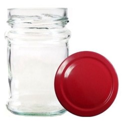 10 x SŁOIK 285ml + ZAKRĘTKI CZERWONE DWB ZESTAW.jpg