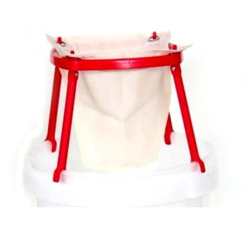 Uchwyt szwedzki, stojak z siatką do pojemników fermentacyjnych.jpg