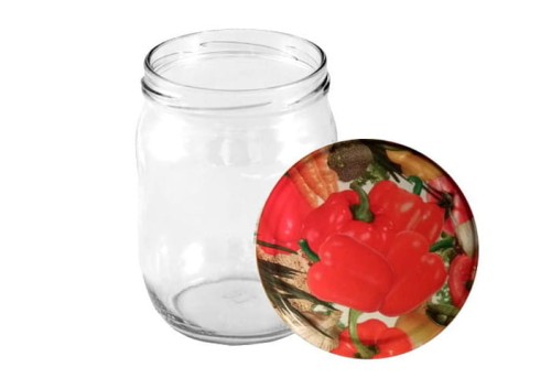 Słoik TO 540 ml z zakrętką PAPRYKA słoiczek przetwory.jpg