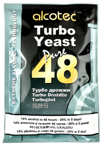 DROŻDŻE ALCOTEC 48 TURBO PURE NA CUKIER 6-9 kg