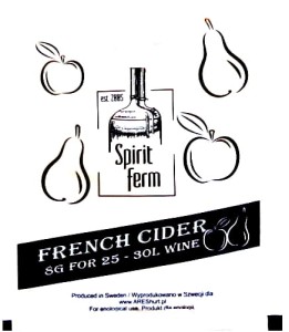 DROŻDŻE DO CYDRU FRENCH CIDER 8g SPIRIT FERM