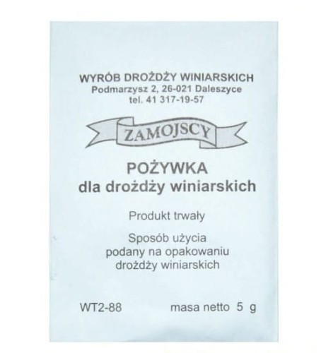 Pożywka dla drożdży winiarskich 5 g - Zamojscy.jpg