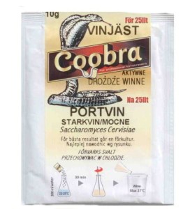 Drożdże Coobra PORTVIN 10 g aktywne winne