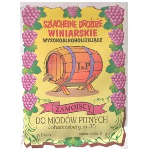 DO MIODÓW PITNYCH Szlachetne drożdże winiarskie - Zamojscy