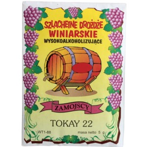 TOKAY 22 Szlachetne drożdże winiarskie - Zamojscy