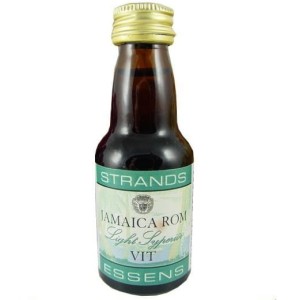 JAMAICA RUM BIAŁY 25ML ZAPRAWKA DO ALKOHOLU STRANDS JAMAJSKI BIAŁY RUM - NIE ZAWIERA ALKOHOLU