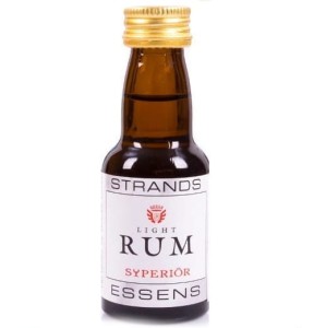 LIGHT RUM 25ML ZAPRAWKA DO ALKOHOLU STRANDS JASNY RUM - NIE ZAWIERA ALKOHOLU