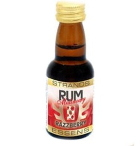 RAZZBARRY RUM 25ML ZAPRAWKA DO ALKOHOLU STRANDS MALINOWY RUM - NIE ZAWIERA ALKOHOLU