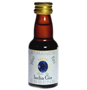 BLUE INDIA GIN 25ML ZAPRAWKA DO ALKOHOLU STRANDS-  NIE ZAWIERA ALKOHOLU