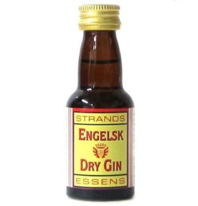 ENGELSK DRY GIN 25ML ZAPRAWKA DO ALKOHOLU STRANDS - NIE ZAWIERA ALKOHOLU