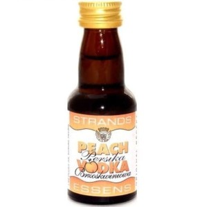 PEACH VODKA 25ML ZAPRAWKA DO ALKOHOLU STRANDS BRZOSKWINIA - NIE ZAWIERA ALKOHOLU