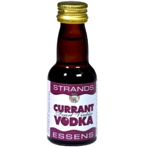 CURRANT VODKA 25ML ZAPRAWKA DO ALKOHOLU STRANDS PORZECZKÓWKA - NIE ZAWIERA ALKOHOLU