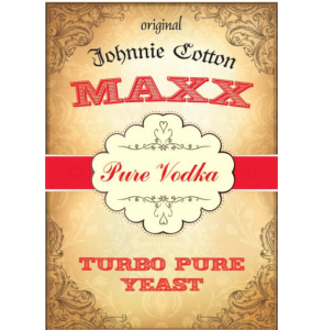 MAXX Johnnie Cotton VODKA PURE yeast drożdże