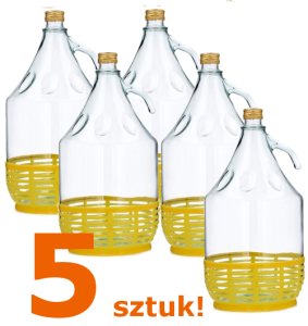 BALON DAMA 5L W OPLOCIE 5 SZT BUTLA +ZAKRĘTKA