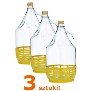 BALON DAMA 5L W OPLOCIE 3 SZT BUTLA +ZAKRĘTKA