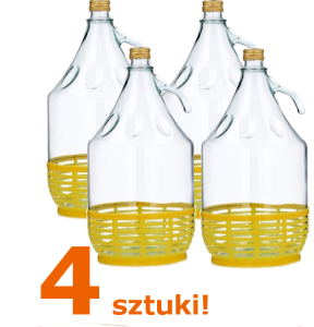 BALON DAMA 5L W OPLOCIE 4 SZT BUTLA +ZAKRĘTKA