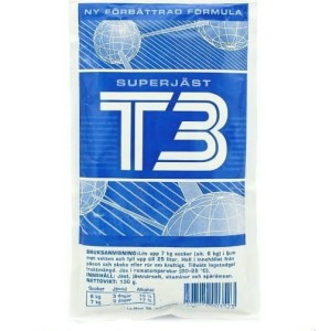 Drożdże gorzelnicze T3 super 7 kg cukrówka
