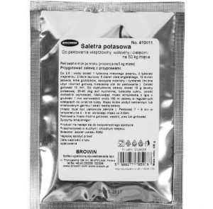 Saletra potasowa do peklowania mięs 100 g