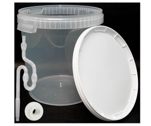 POJEMNIK FERMENTACYJNY 33 L ZESTAW FERMENTOR KOREK RURKA