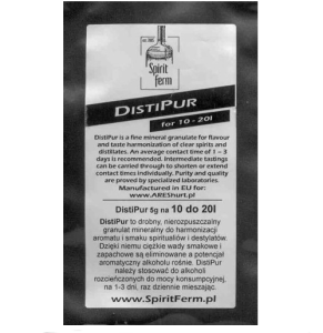 SpiritFerm DistiPur 5 g łagodzi smak destylatu