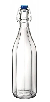 Butelka Costolata 0,75 l z klipsem na wino