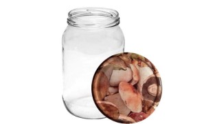 Słoik TO 900 ml z zakrętką GRZYBY słoiczek przetwory 