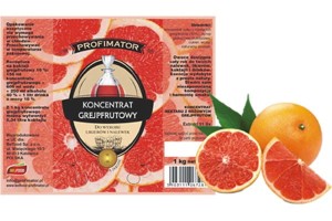 GREJPFRUTOWY KONCENTRAT OWOCOWY 1KG