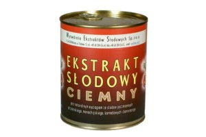 EKSTRAKT SŁODOWY CIEMNY PUSZKA 1,2 KG