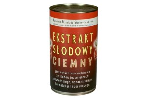 EKSTRAKT SŁODOWY CIEMNY PUSZKA 1,7 KG