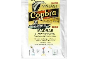 DROZDŻE COOBRA MADRAS 10G aktywne winne