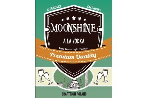 ETYKIETA "MOONSHINE ALA VODKA" 