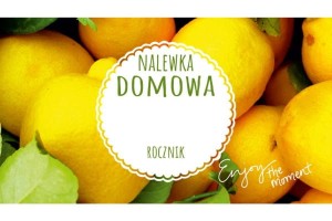 ETYKIETA MODERN NALEWKA CYTRYNOWA
