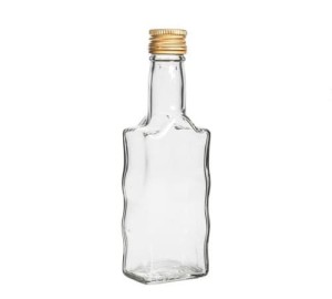 BUTELKA OZDOBNA FALA 200ML Z ZAKRĘTKĄ