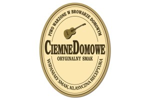 ETYKIETA OWALNA NA PIWO "CIEMNE DOMOWE"