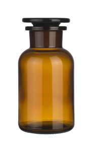 BUTELKA NA ODCZYNNIKI ORANŻ  250 ML SZEROKA SZYJA