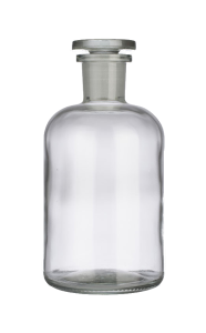 BUTELKA NA ODCZYNNIKI BIAŁA 500 ML WĄSKA SZYJA