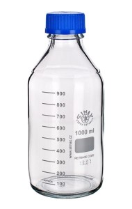 BUTELKA SIMAX 1000 ML ZAKRĘTKA NIEBIESKA GL 45