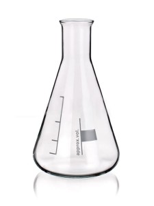 Kolba stożkowa 2000 ml WĄSKA SZYJA Erlenmeyera