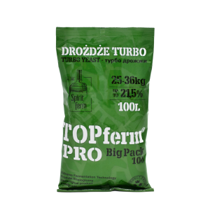 Drożdże gorzelnicze turbo SpiritFerm Top Ferm Pro Big Pack 100L / 21,5% 