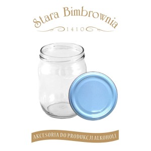 Słoik TO 540 ml z zakrętką BIAŁĄ słoiczek przetwory