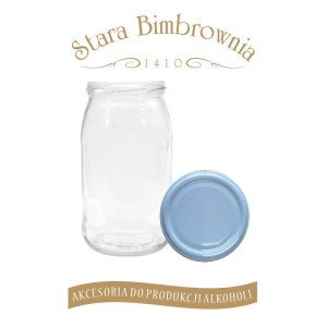 Słoik TO 815 ml z zakrętką BIAŁĄ słoiczek przetwory