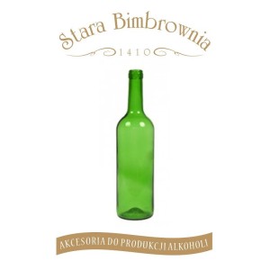 Butelka na Wino 750 ml zielona 0,75 l